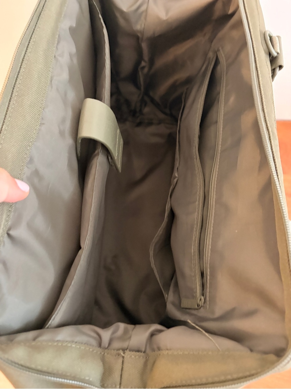 Beis Olive Green Mini Weekender Bag - Picture 8 of 8